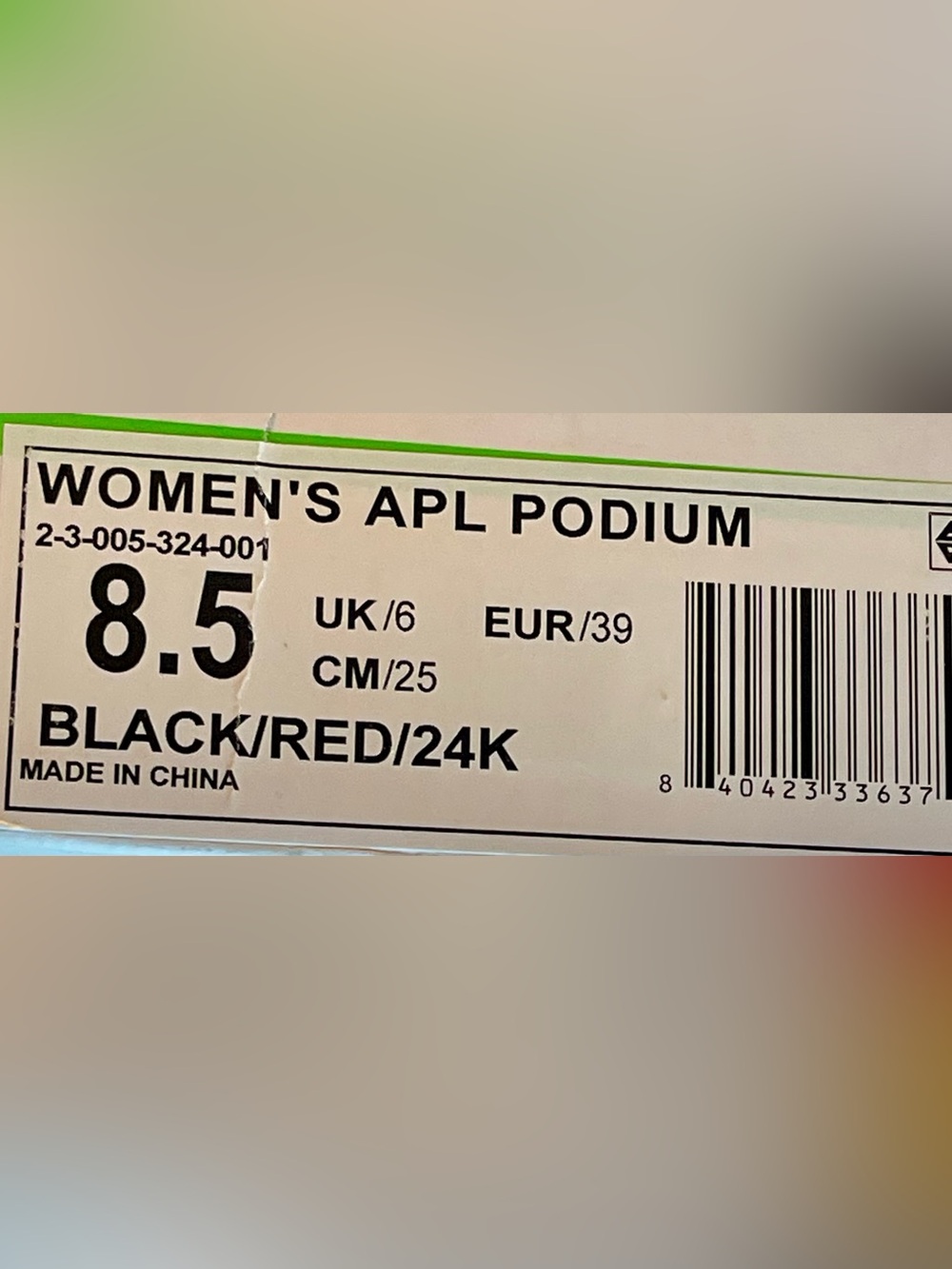 NIB APL LIMITED EDITION PODIUM ORACLE REDBULL RACING TECHLOOM DREAM  BLK/RED/24K - Picture 16 of 17